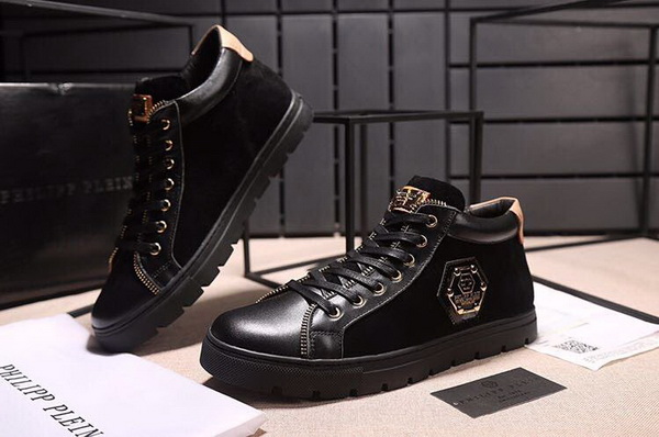 PhiliPP Plein High-Top Fashion Men Shoes--004